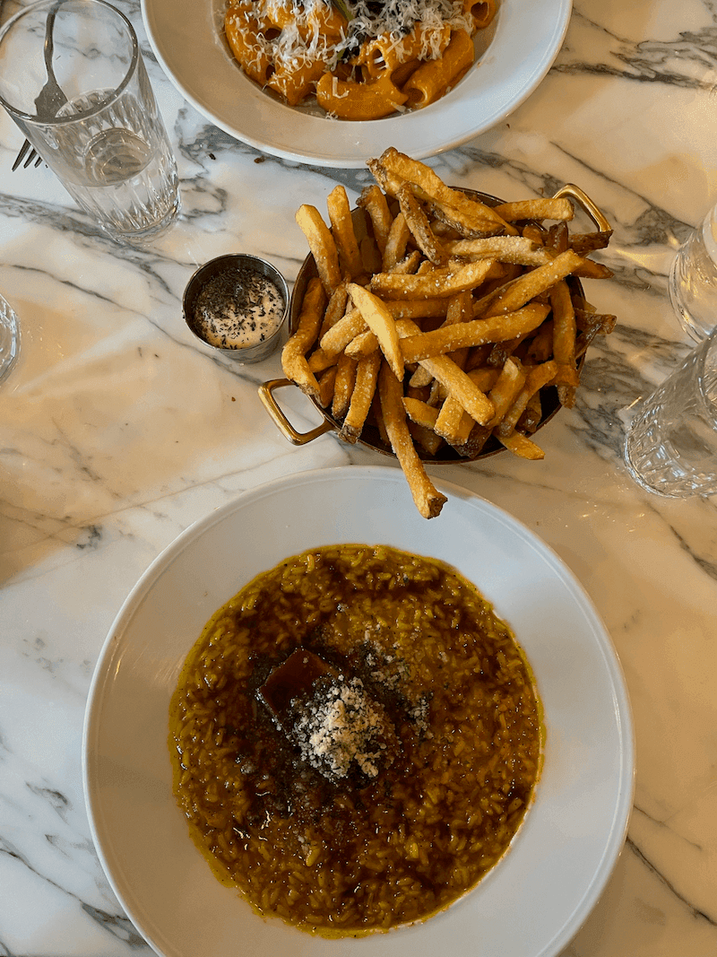 Interiér reštaurácie Cantina v Kodani