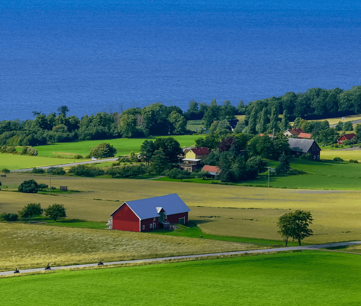 Bornholm ako dánsky ostrov v Baltskom mori